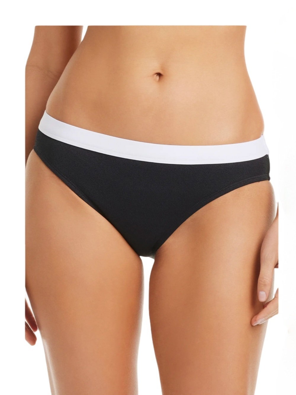 Bleu By Rod Beattie Black Hipster Bikini Swim Bottom NWT Size 10